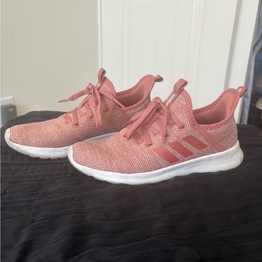 Adidas Cloud Foam Pink Athletic Sneakers